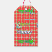 クリスマスギフトタグハッピーホリデー ギフトタグ (正面)