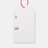 クリスマスギフトタグハッピーモーイヤー ギフトタグ (裏面)