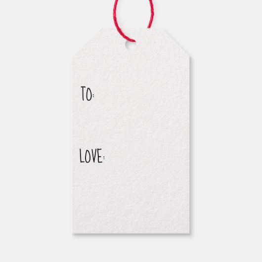 クリスマスギフトタグハッピーモーイヤー ギフトタグ (裏面)