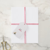 クリスマスギフトタグパーティータグ好意タグキャンドル ギフトタグ (より糸付き)