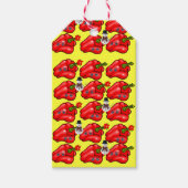クリスマスギフトタグレッドペッパー ギフトタグ (正面)