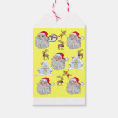 クリスマスギフトタグヴィンテージサンタクロース ギフトタグ (正面)