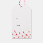 クリスマスギフトタグ水の色クリスマスすてき ギフトタグ (裏面)