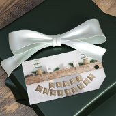 クリスマスギフトタグ素朴暖炉バント ギフトタグ