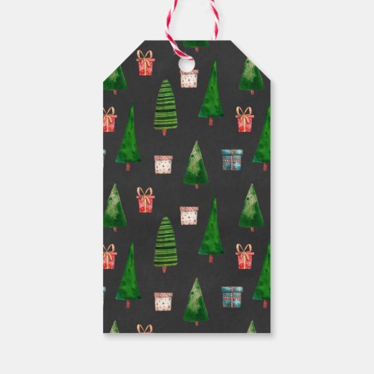 クリスマスギフトタグ |かわいい格言&サンタ ギフトタグ (裏面)