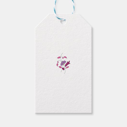 クリスマスギフトタグ | カスタム休日ラベル ギフトタグ (正面)