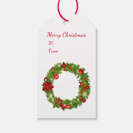 クリスマスギフトタグ ギフトタグ (正面)