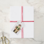 クリスマスギフトタグ/サンタ ギフトタグ (より糸付き)