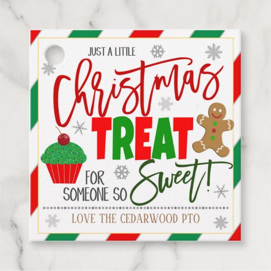 クリスマスギフトタグ フェイバータグ (正面)