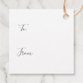 クリスマスギフトタグ フェイバータグ (裏面)