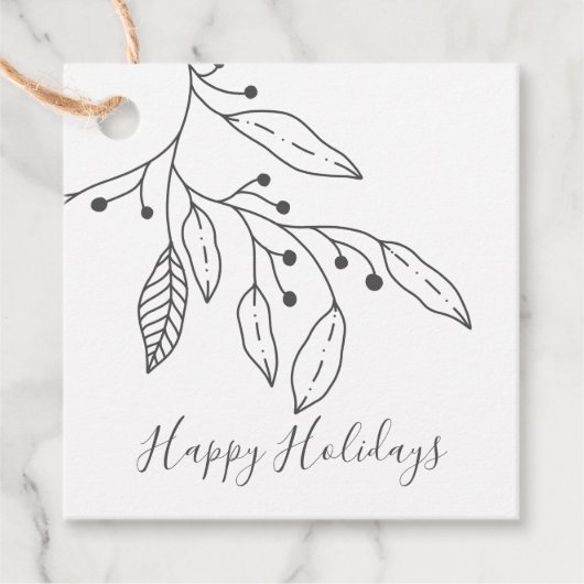 クリスマスギフトタグ フェイバータグ (正面)