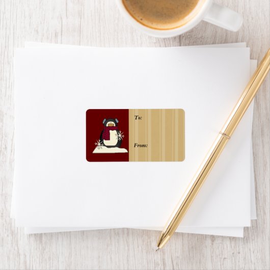 クリスマスギフトタグ ラベル (インサイチュ)