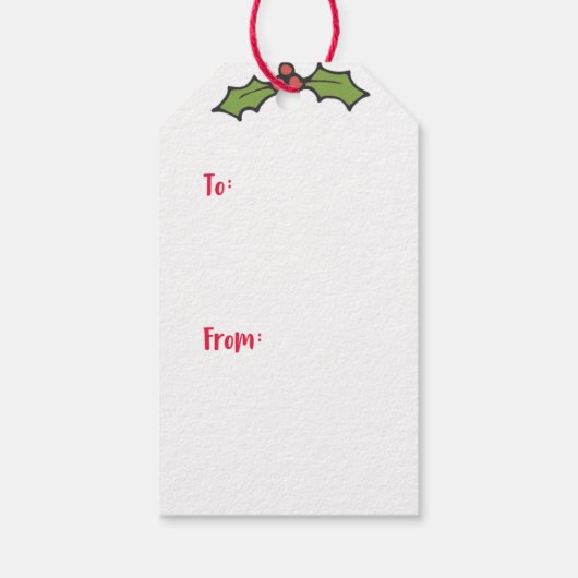 クリスマスギフトタグ – ワつるインのラベル ギフトタグ (裏面)