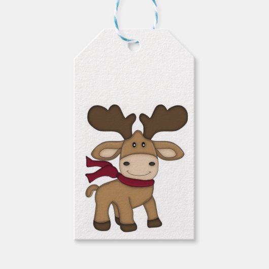クリスマスギフトタグ – Raindeer ギフトタグ (正面)