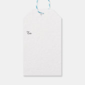 クリスマスギフトタグ – Rudolph Red Nose ギフトタグ (裏面)