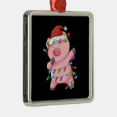 クリスマスギフトダビングピグクリスマス メタルオーナメント (右)