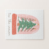 クリスマスギフトツリーチザシーズン ジグソーパズル (横)