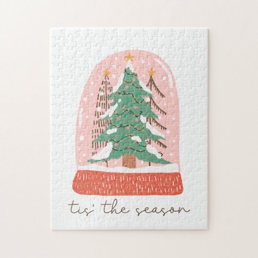 クリスマスギフトツリーチザシーズン ジグソーパズル (縦)