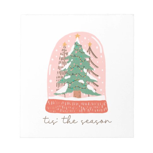 クリスマスギフトツリーチザシーズン ノートパッド (正面)