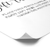 クリスマスギフトテーブルのサイン ポスター (角)