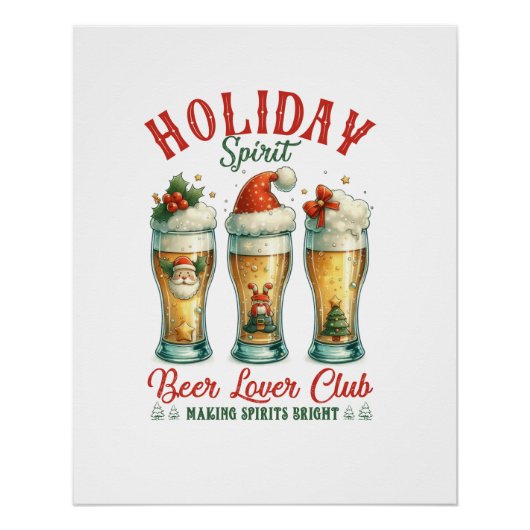 クリスマスギフトビールラバークラブ ポスター (正面)