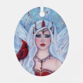 クリスマスギフトフェアリーbyルネ・ラヴォワ メタルオーナメント (裏面)