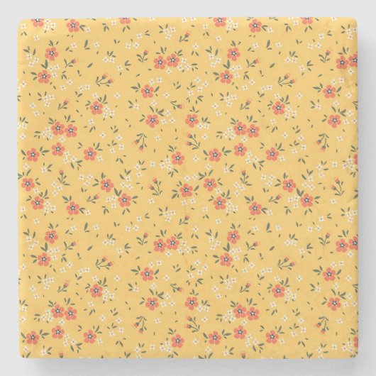 クリスマスギフトフローラとハーディ ストーンコースター (正面)