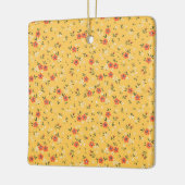 クリスマスギフトフローラとハーディ セラミックオーナメント (左)