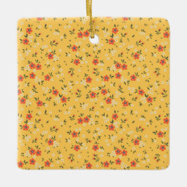 クリスマスギフトフローラとハーディ セラミックオーナメント