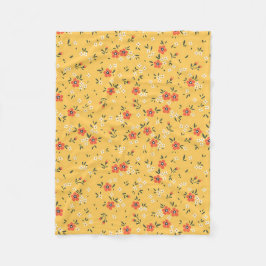 クリスマスギフトフローラとハーディ フリースブランケット