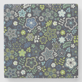 クリスマスギフトフローラ3Dウォールアート ストーンコースター