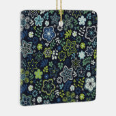 クリスマスギフトフローラ3Dウォールアート セラミックオーナメント (右)