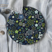 クリスマスギフトフローラ3Dウォールアート 缶バッジ (インサイチュ)