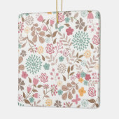 クリスマスギフトフローラ4シーズン セラミックオーナメント (左)