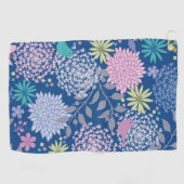 クリスマスギフトフローラ60誕生日 ゴルフタオル (横)