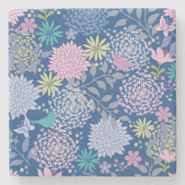 クリスマスギフトフローラ60誕生日 ストーンコースター