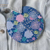 クリスマスギフトフローラ60誕生日 缶バッジ (インサイチュ)