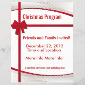 クリスマスギフトプログラムフライヤー チラシ (裏面)