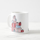 クリスマスギフトホリデーコーヒーマグ コーヒーマグカップ (正面左)