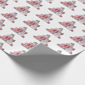 クリスマスギフトホリデーラッピング紙 ラッピングペーパー (角)