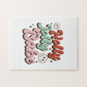 クリスマスギフトホリーすてきベビー ジグソーパズル (横)