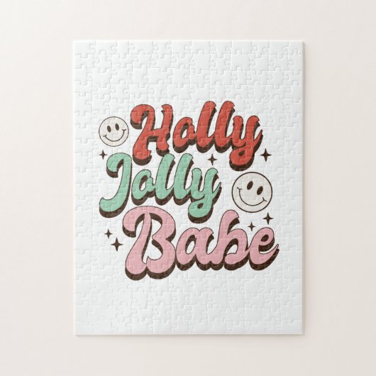 クリスマスギフトホリーすてきベビー ジグソーパズル (縦)