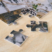 クリスマスギフトホワイトジグソーパズル ジグソーパズル (側面)