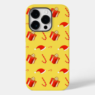 クリスマスギフトボックスサンタハットキャンディーケーン Case-Mate iPhone 14 PROケース