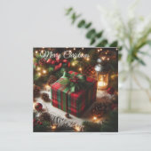 クリスマスギフトボックス シーズンカード (スタンド正面)