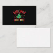 クリスマスギフトマイクリスマス 名刺 (正面/裏面)