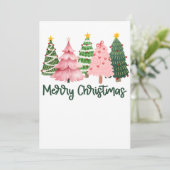 クリスマスギフトメリークリスマスツリー 招待状 (スタンド正面)