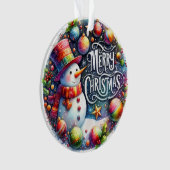 クリスマスギフトメリークリスマス オーナメント (正面)