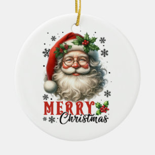 クリスマスギフトメリークリスマス セラミックオーナメント