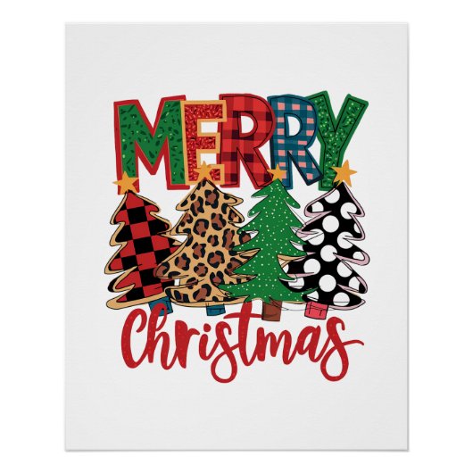 クリスマスギフトメリークリスマス ポスター (正面)